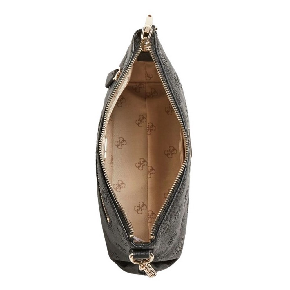 ΤΣΑΝΤΑ HELAINA MINI CROSSBODY TOP ZIP  ΓΥΝΑΙΚΕΙΑ GUESS BLACK