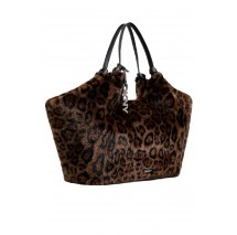 DNKY PAULA TOTE HANDBAG ΤΣΑΝΤΑ ΓΥΝΑΙΚΕΙΑ LEOPARD PRINT