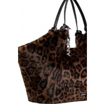 DNKY PAULA TOTE HANDBAG ΤΣΑΝΤΑ ΓΥΝΑΙΚΕΙΑ LEOPARD PRINT