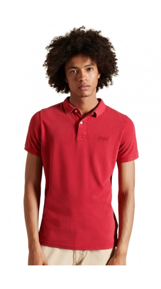 SUPERDRY POLO T-SHIRT M1110252A ΜΠΛΟΥΖΑ ΑΝΔΡΙΚΗ RED
