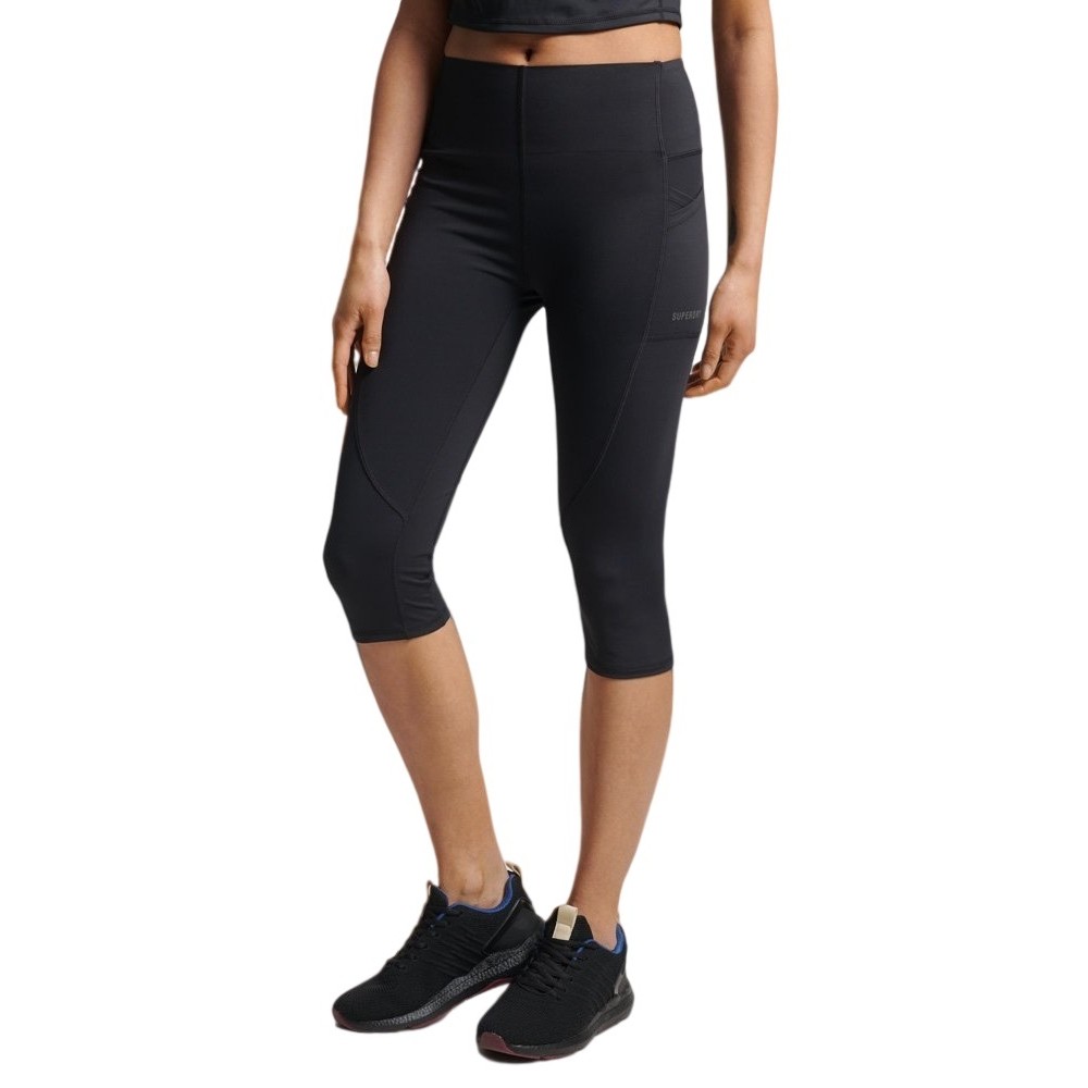 ΚΟΛΑΝ SPORT RUN CROPPED ΓΥΝΑΙΚΕΙΟ SUPERDRY BLACK