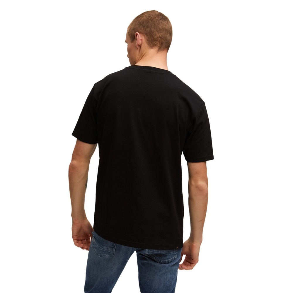 T-SHIRT  Κ/Μ ΑΝΔΡΙΚΟ DENHAM BLACK