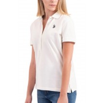 U.S POLO ASSN MYA 000164 EH03 POLO M/CORTA PACK  ΜΠΛΟΥΖΑ ΓΥΝΑΙΚΕΙΑ WHITE