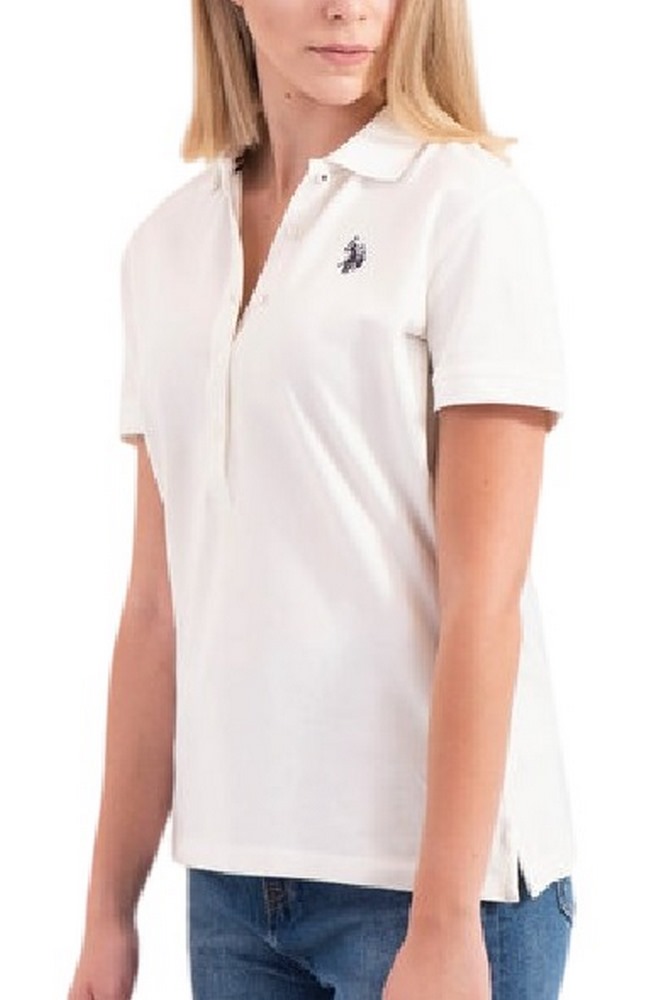 U.S POLO ASSN MYA 000164 EH03 POLO M/CORTA PACK  ΜΠΛΟΥΖΑ ΓΥΝΑΙΚΕΙΑ WHITE