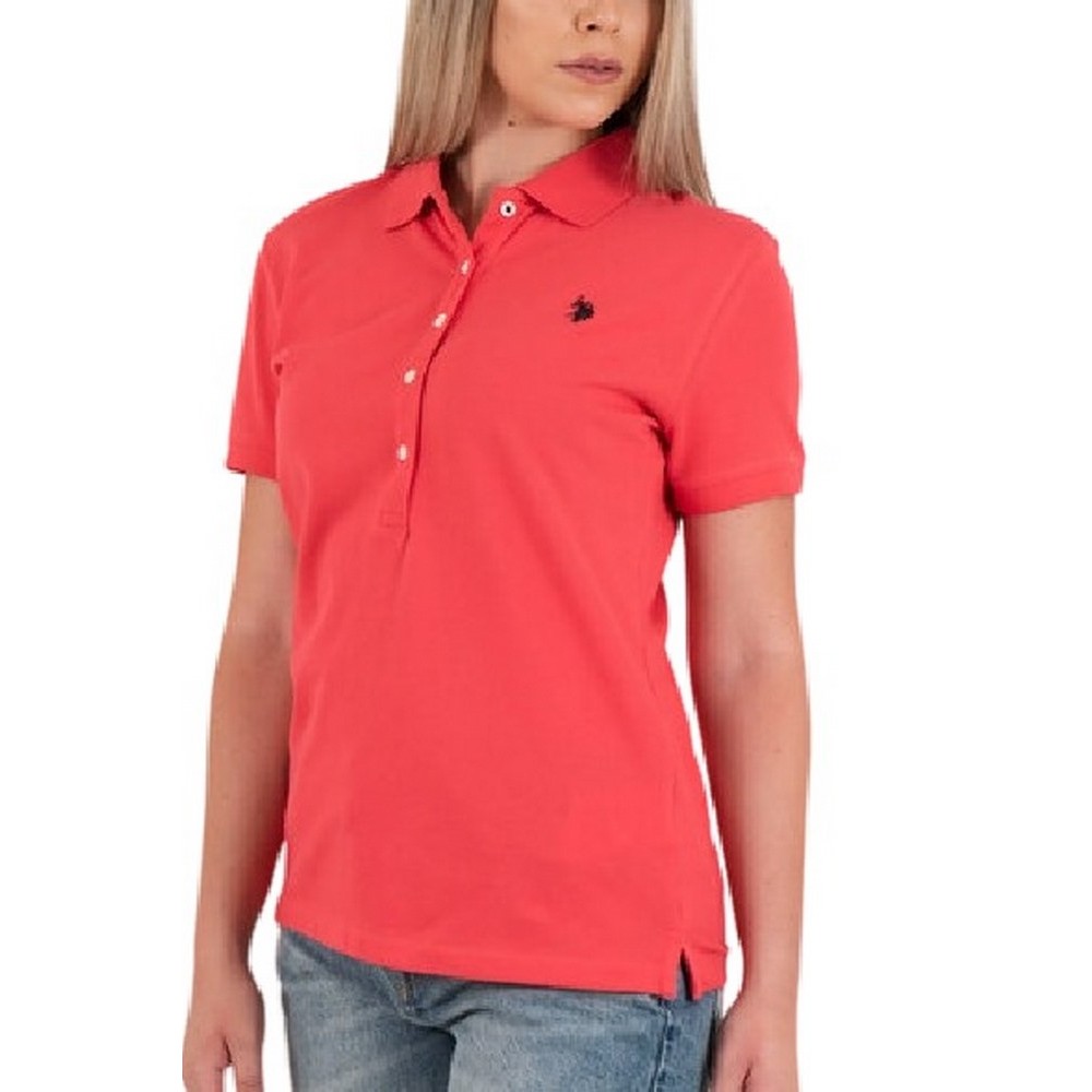 U.S POLO ASSN MYA 000164 EH03 POLO M/CORTA PACK  ΜΠΛΟΥΖΑ ΓΥΝΑΙΚΕΙΑ CORAL