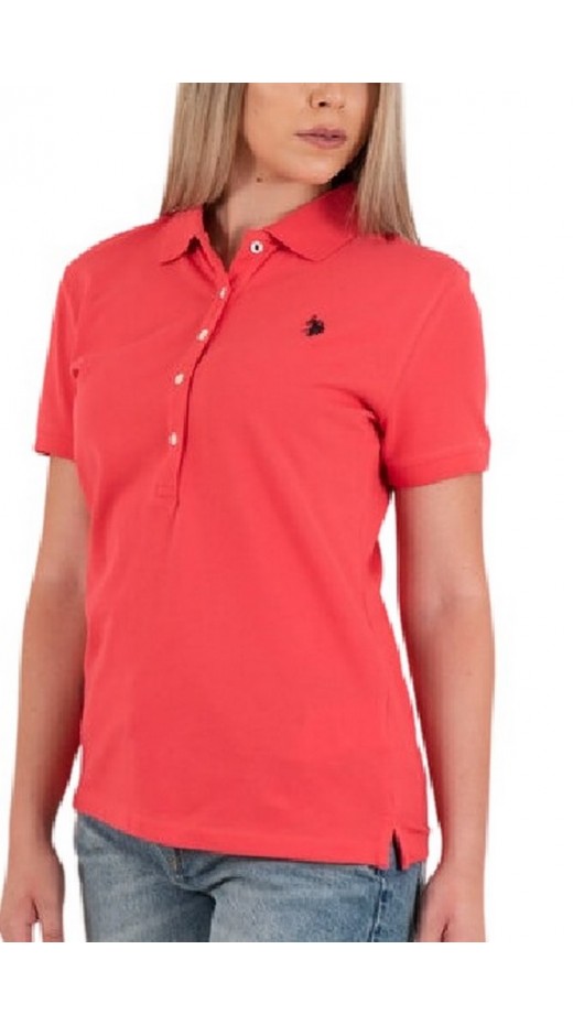 U.S POLO ASSN MYA 000164 EH03 POLO M/CORTA PACK  ΜΠΛΟΥΖΑ ΓΥΝΑΙΚΕΙΑ CORAL