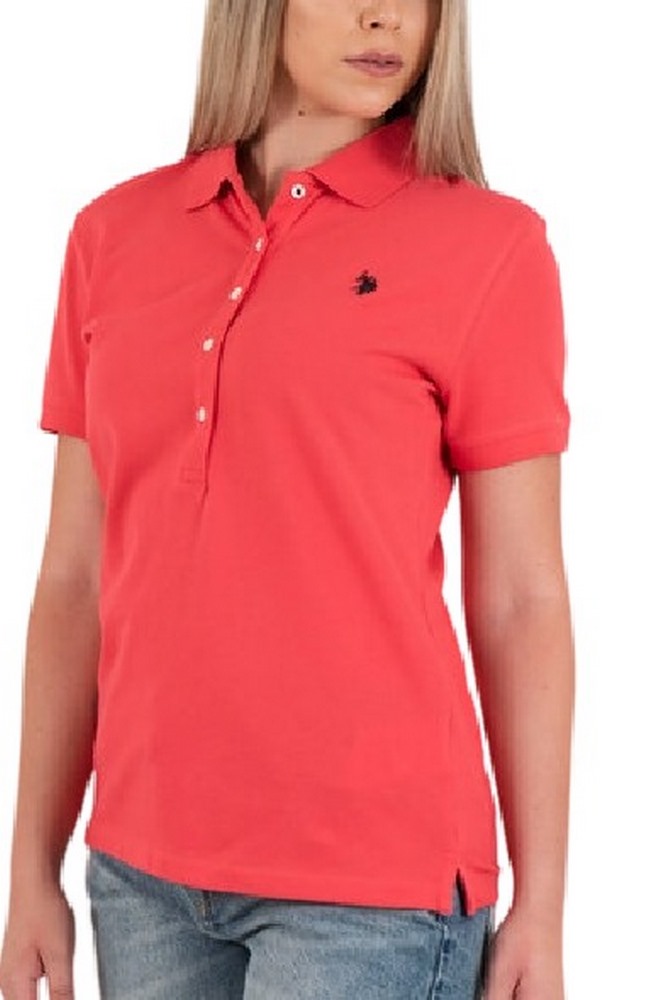 U.S POLO ASSN MYA 000164 EH03 POLO M/CORTA PACK  ΜΠΛΟΥΖΑ ΓΥΝΑΙΚΕΙΑ CORAL