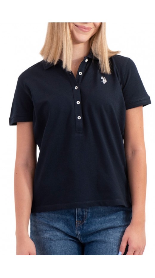 U.S POLO ASSN MYA 000164 EH03 POLO M/CORTA PACK  ΜΠΛΟΥΖΑ ΓΥΝΑΙΚΕΙΑ NAVY