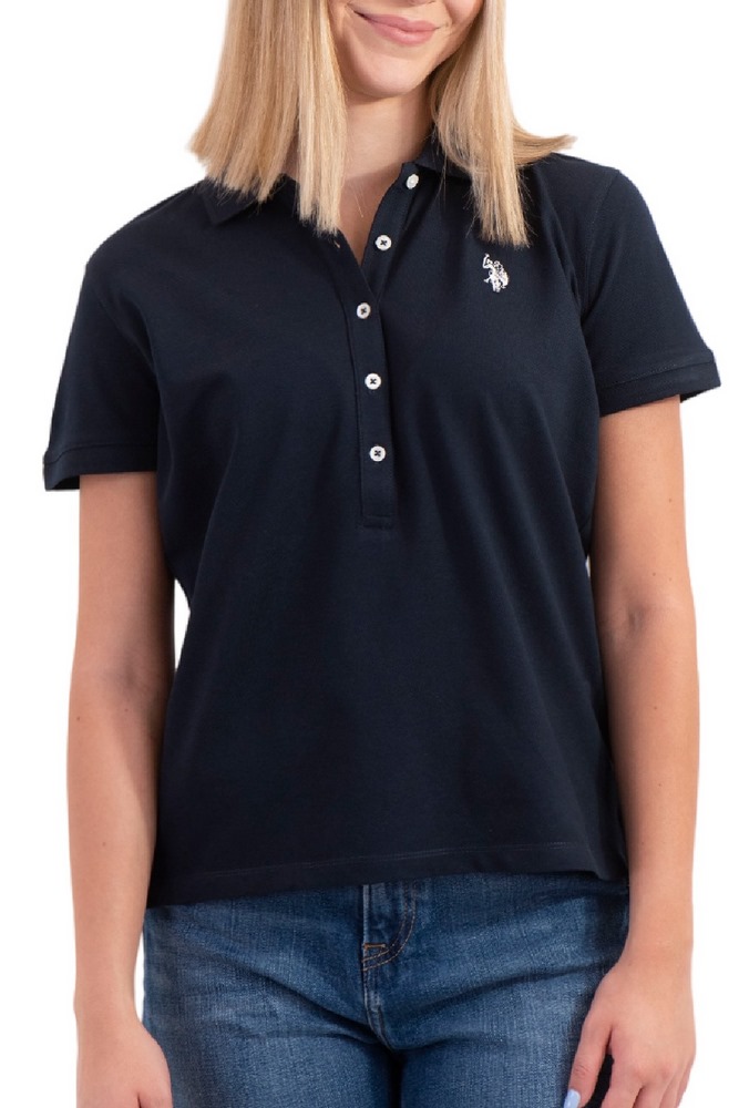 U.S POLO ASSN MYA 000164 EH03 POLO M/CORTA PACK  ΜΠΛΟΥΖΑ ΓΥΝΑΙΚΕΙΑ NAVY