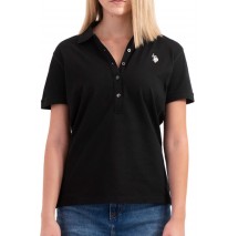 U.S POLO ASSN MYA 000164 EH03 POLO M/CORTA PACK  ΜΠΛΟΥΖΑ ΓΥΝΑΙΚΕΙΑ BLACK