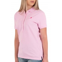U.S POLO ASSN MYA 000164 EH03 POLO M/CORTA PACK  ΜΠΛΟΥΖΑ ΓΥΝΑΙΚΕΙΑ PINK
