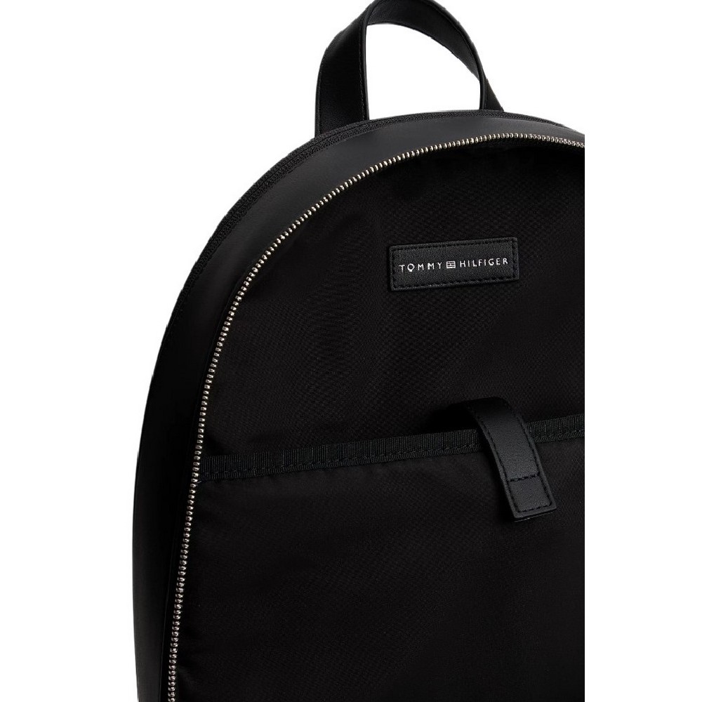 TOMMY HILFIGER WOVEN BACKPACK ΤΣΑΝΤΑ ΑΝΔΡΙΚΗ BLACK