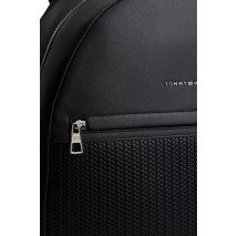 TOMMY HILFIGER WOVEN BACKPACK ΤΣΑΝΤΑ ΑΝΔΡΙΚΗ BLACK
