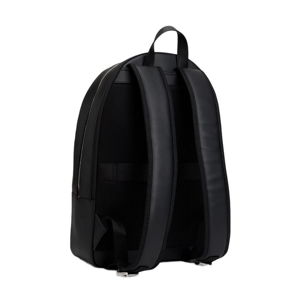 TOMMY HILFIGER WOVEN BACKPACK ΤΣΑΝΤΑ ΑΝΔΡΙΚΗ BLACK