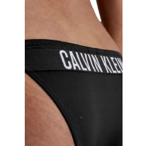 CALVIN KLEIN JEANS STRING SIDE TIE CHEEKY BIKINI ΜΑΓΙΟ ΓΥΝΑΙΚΕΙΟ BLACK