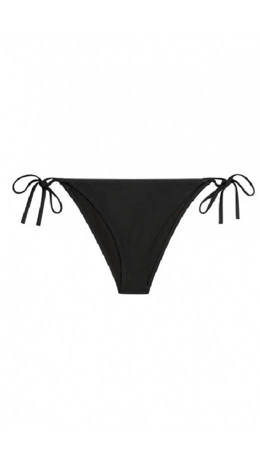 CALVIN KLEIN JEANS STRING SIDE TIE CHEEKY BIKINI ΜΑΓΙΟ ΓΥΝΑΙΚΕΙΟ BLACK