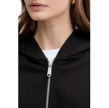 CALVIN KLEIN JEANS FRNCH TRRY BDG LG ΖΑΚΕΤΑ ΦΟΥΤΕΡ ΓΥΝΑΙΚΕΙΑ BLACK