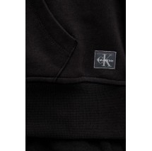 CALVIN KLEIN JEANS FRNCH TRRY BDG LG ΖΑΚΕΤΑ ΦΟΥΤΕΡ ΓΥΝΑΙΚΕΙΑ BLACK