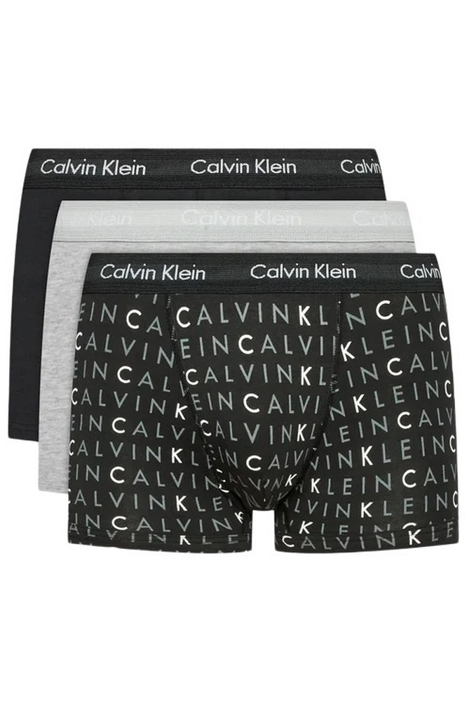 CALVIN KLEIN LOW RISE TRUNK 3PK ΕΣΩΡΟΥΧΟ ΑΝΔΡΙΚΟ BLACK