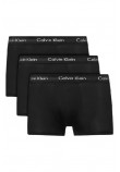 CALVIN KLEIN LOW RISE TRUNK 3PK BLACK/BLACK