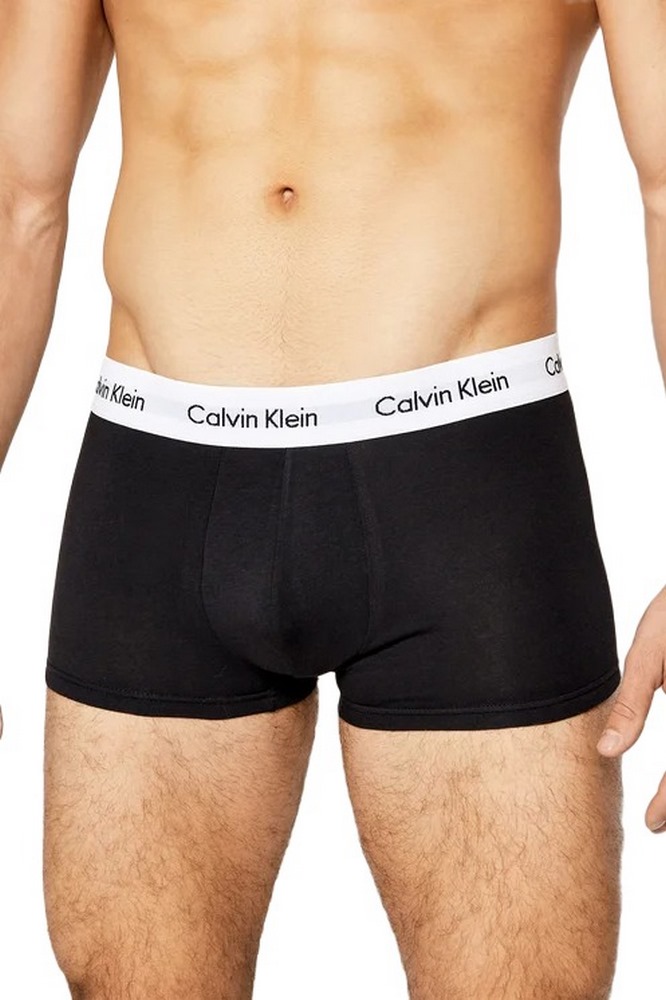 CALVIN KLEIN LOW RISE TRUNK 3PK BLACK/WHITE