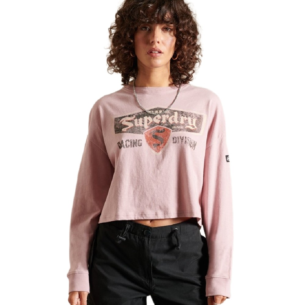 ΜΠΛΟΥΖΑ  Μ/Μ ΓΥΝΑΙΚΕΙΑ SUPERDRY PINK