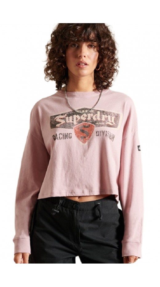 ΜΠΛΟΥΖΑ  Μ/Μ ΓΥΝΑΙΚΕΙΑ SUPERDRY PINK