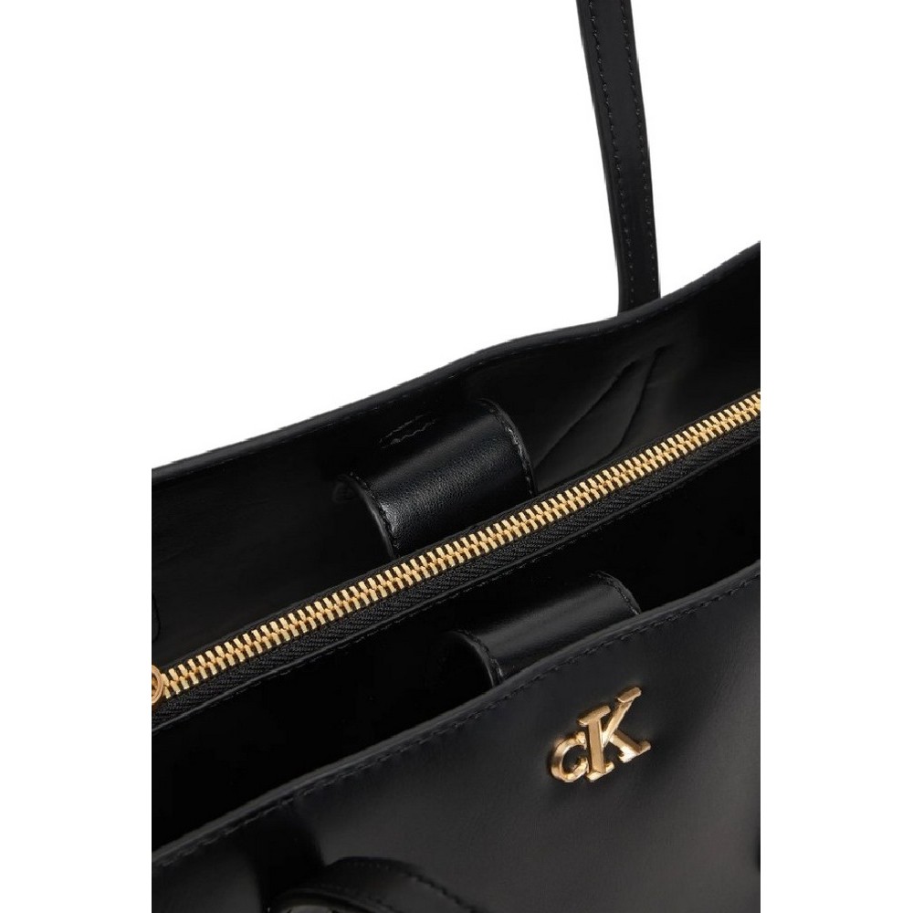 CALVIN KLEIN  MEDIUM WORK TOTE ΤΣΑΝΤΑ ΓΥΝΑΙΚΕΙΑ BLACK