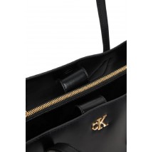 CALVIN KLEIN  MEDIUM WORK TOTE ΤΣΑΝΤΑ ΓΥΝΑΙΚΕΙΑ BLACK