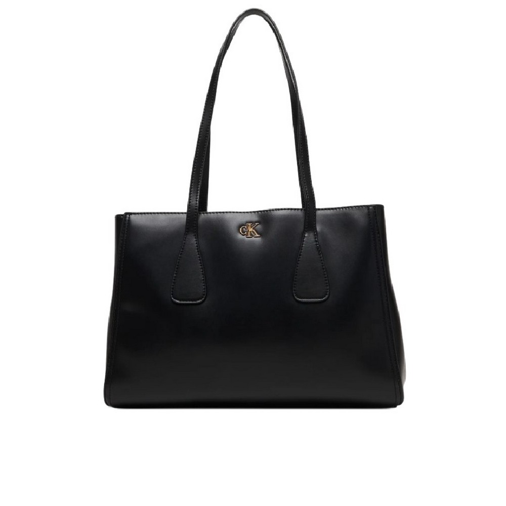 CALVIN KLEIN  MEDIUM WORK TOTE ΤΣΑΝΤΑ ΓΥΝΑΙΚΕΙΑ BLACK