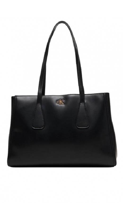 CALVIN KLEIN  MEDIUM WORK TOTE ΤΣΑΝΤΑ ΓΥΝΑΙΚΕΙΑ BLACK