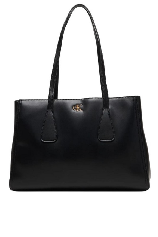 CALVIN KLEIN  MEDIUM WORK TOTE ΤΣΑΝΤΑ ΓΥΝΑΙΚΕΙΑ BLACK
