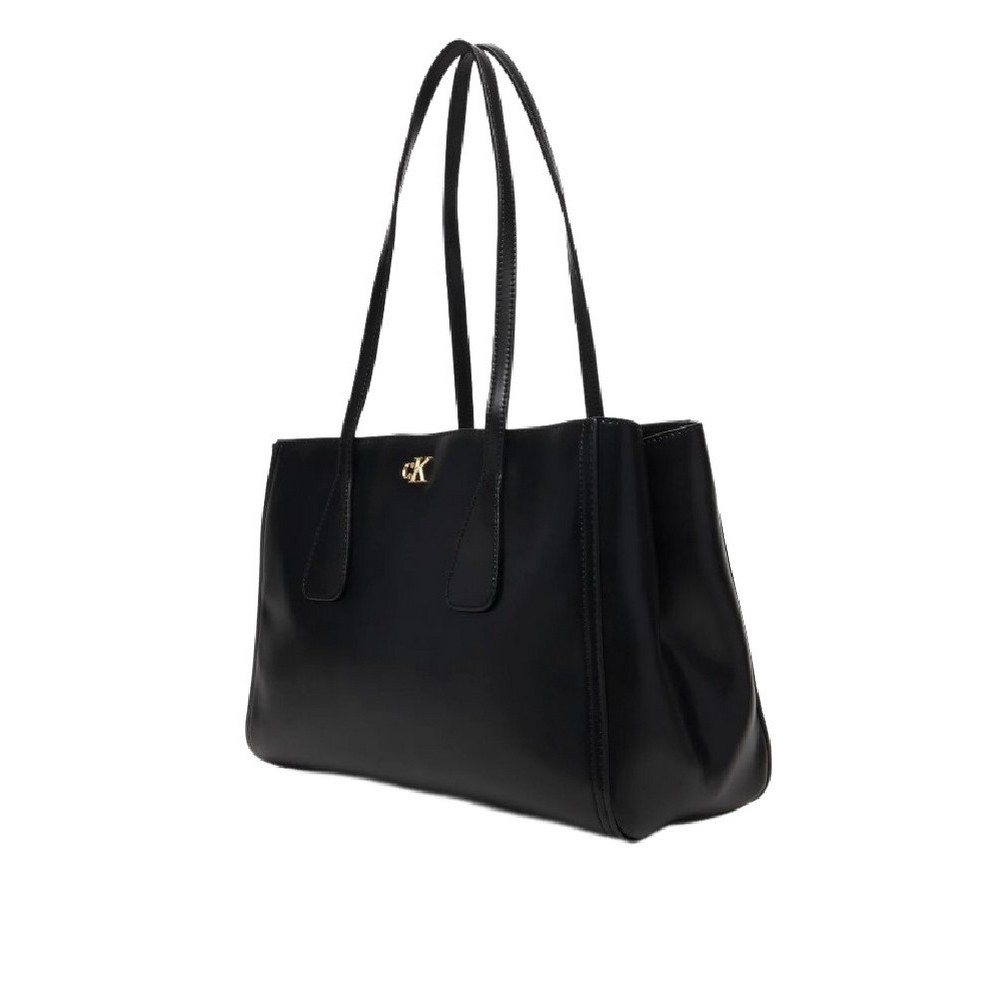 CALVIN KLEIN  MEDIUM WORK TOTE ΤΣΑΝΤΑ ΓΥΝΑΙΚΕΙΑ BLACK