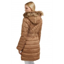 ΜΠΟΥΦΑΝ LOLIE DOWN JACKET ΓΥΝΑΙΚΕΙΟ GUESS BEIGE