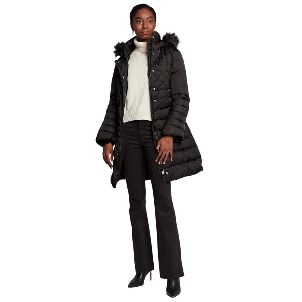 ΜΠΟΥΦΑΝ LOLIE DOWN JACKET ΓΥΝΑΙΚΕΙΟ GUESS BLACK