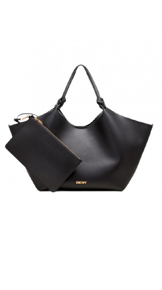 DKNY PAULA SHOPPER TOTE BAG R42BAE48 ΤΣΑΝΤΑ ΓΥΝΑΙΚΕΙΑ BLACK