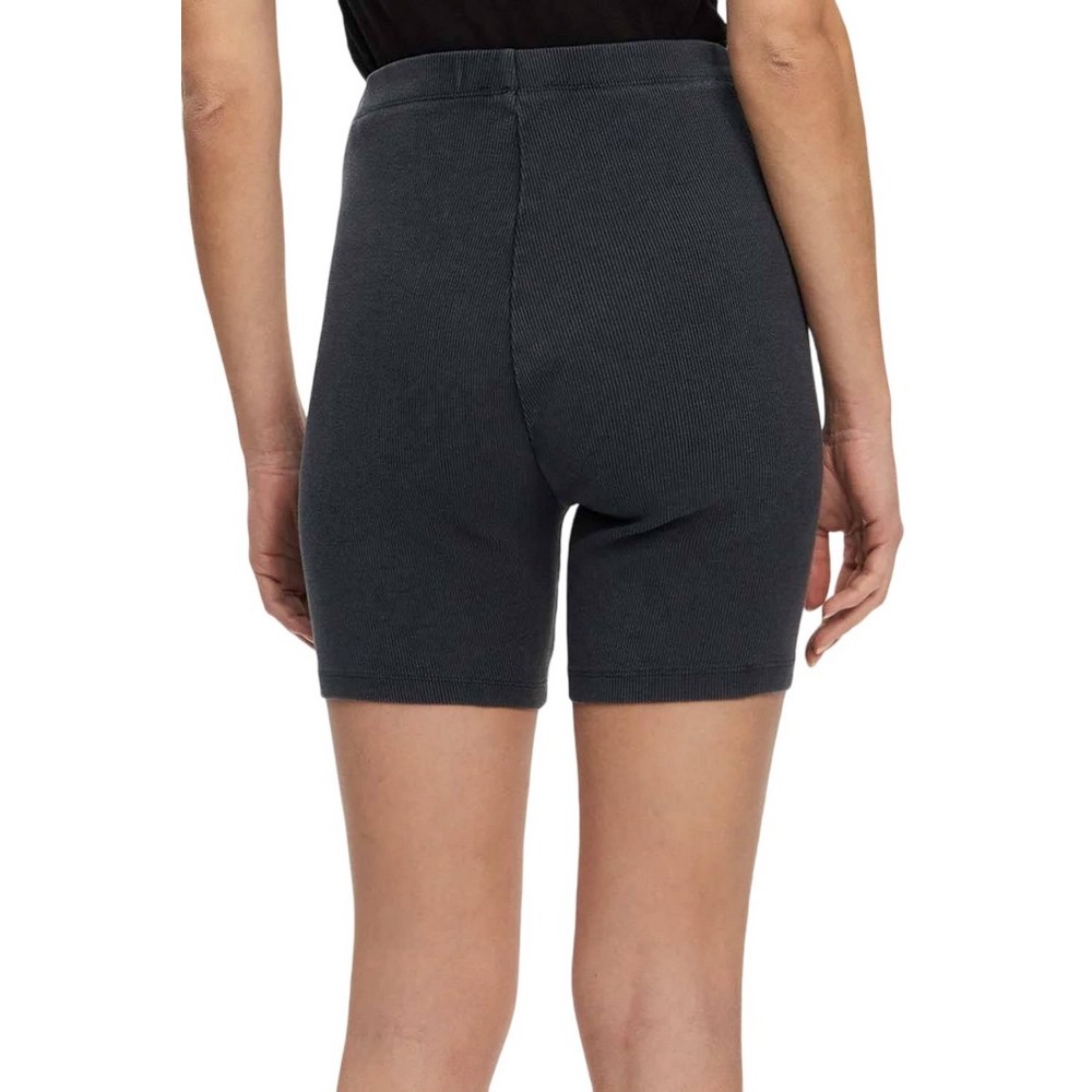 CALVIN KLEIN JEANS WASHED WOVEN LABEL RIB SHORTS ΚΟΛΑΝ  ΓΥΝΑΙΚΕΙΟ WASHED BLACK