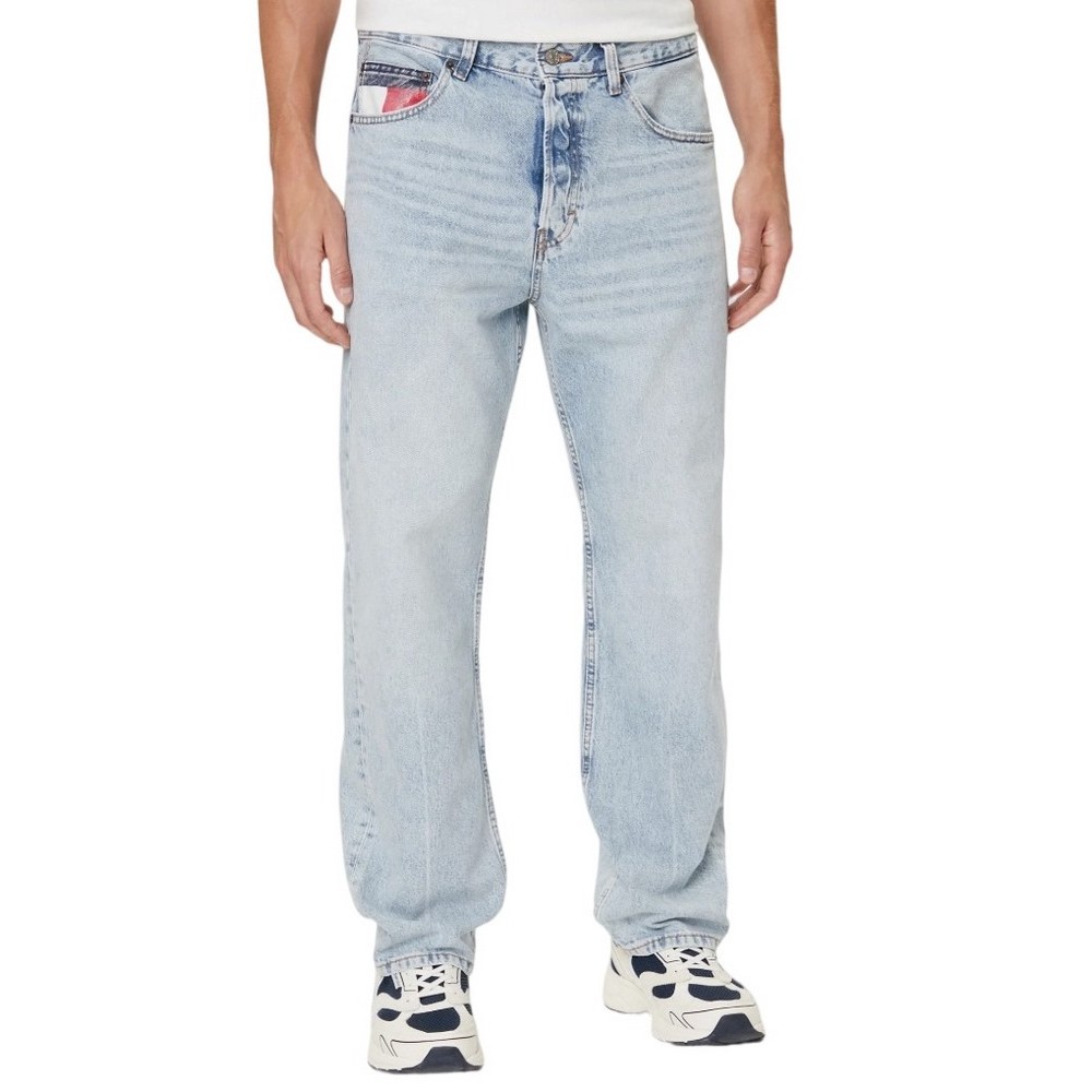 TOMMY JEANS OTIS REGULAR STR CBF RWB CI603 ΠΑΝΤΕΛΟΝΙ ΑΝΔΡΙΚΟ BLUΕ DENIM