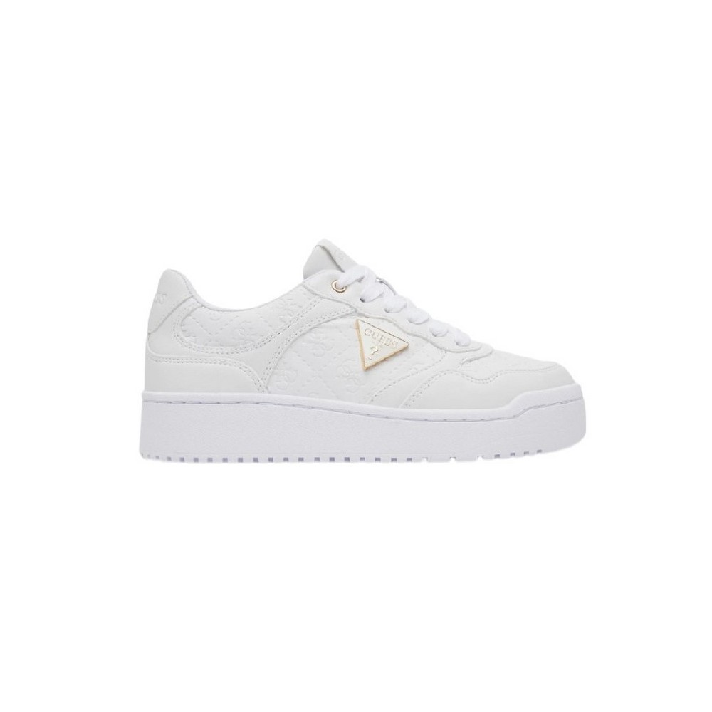 GUESS MIRAM6 FLJMI6FAL12 ΠΑΠΟΥΤΣΙ ΓΥΝΑΙΚΕΙΟ WHITE