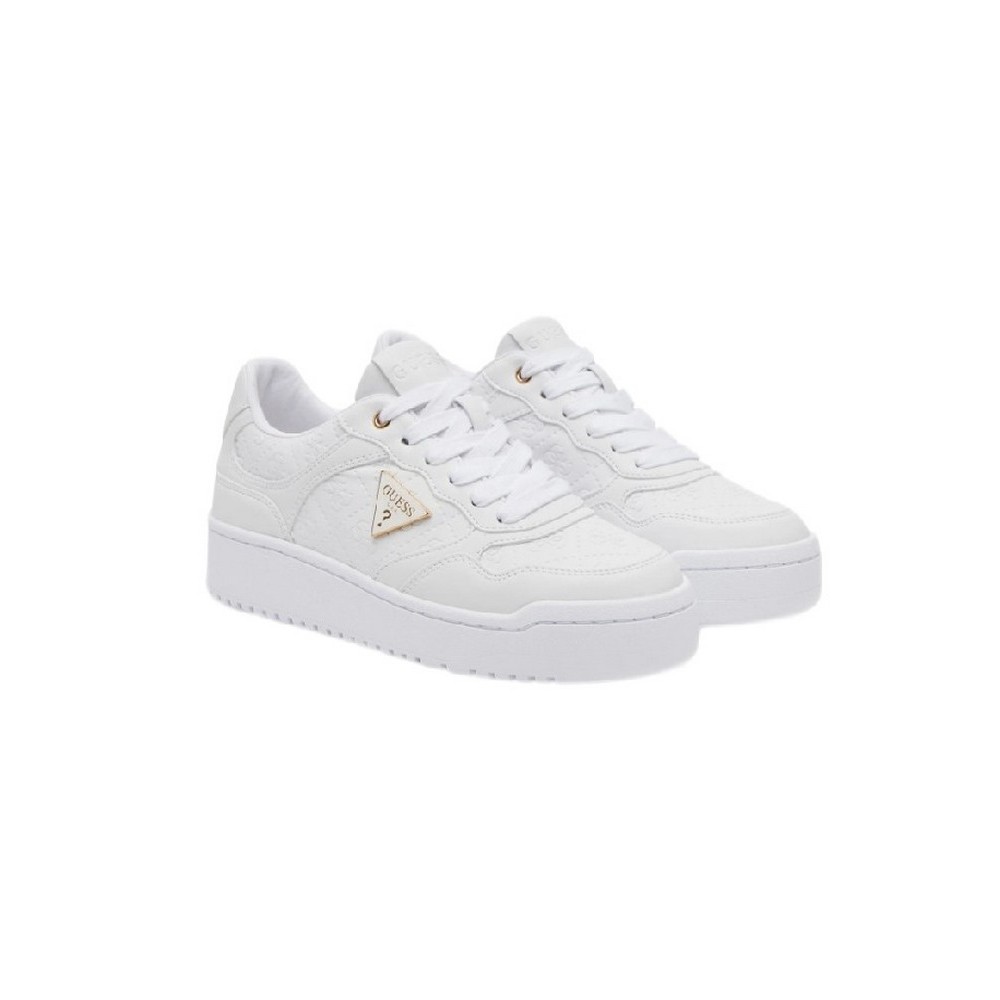 GUESS MIRAM6 FLJMI6FAL12 ΠΑΠΟΥΤΣΙ ΓΥΝΑΙΚΕΙΟ WHITE