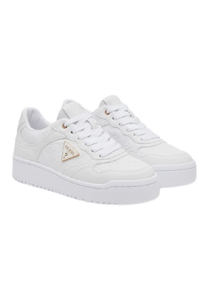 GUESS MIRAM6 FLJMI6FAL12 ΠΑΠΟΥΤΣΙ ΓΥΝΑΙΚΕΙΟ WHITE