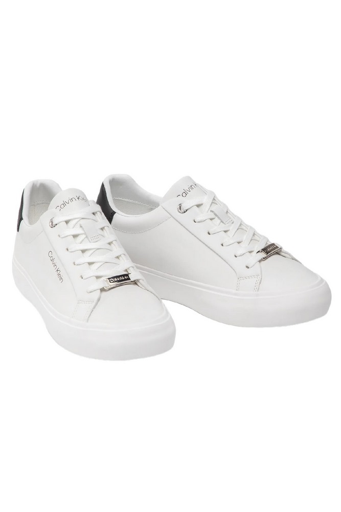 CALVIN KLEIN JEANS VULUC LACE UP-LTH ΠΑΠΟΥΤΣΙ ΓΥΝΑΙΚΕΙΟ WHITE