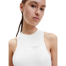 CALVIN KLEIN JEANS DYNAMIC CK TANK BODY ΚΟΡΜΑΚΙ ΓΥΝΑΙΚΕΙΟ WHITE