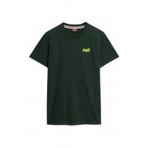 SUPERDRY D1 OVIN ESSENTIAL LOGO EMB TEE T-SHIRT ΜΠΛΟΥΖΑ ΑΝΔΡΙΚΗ FOREST GREEN