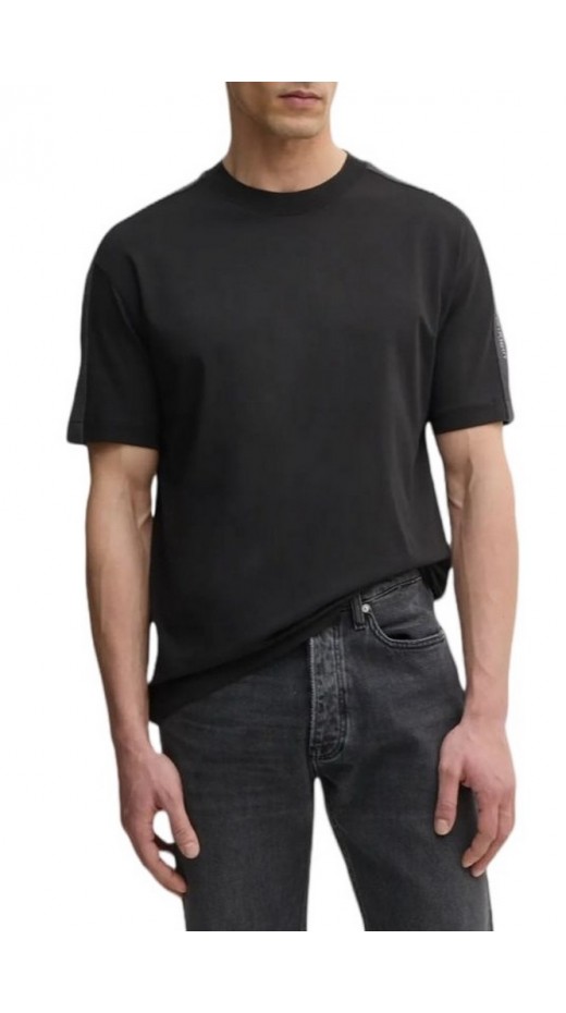 CALVIN KLEIN JEANS LOGO TAPE TEE T-SHIRT ΜΠΛΟΥΖΑ ΑΝΔΡΙΚΗ BLACK
