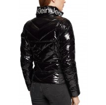 CALVIN KLEIN JEANS CHEVRON QUILT FITTED LW JACKET ΜΠΟΥΦΑΝ ΓΥΝΑΙΚΕΙΟ BLACK