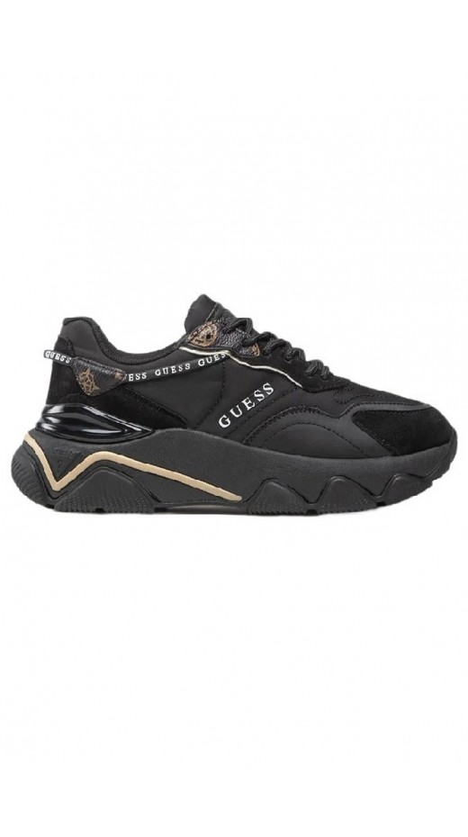 GUESS MICOLA FL7MICFAL12 ΠΑΠΟΥΤΣΙ ΓΥΝΑΙΚΕΙΟ BLACK