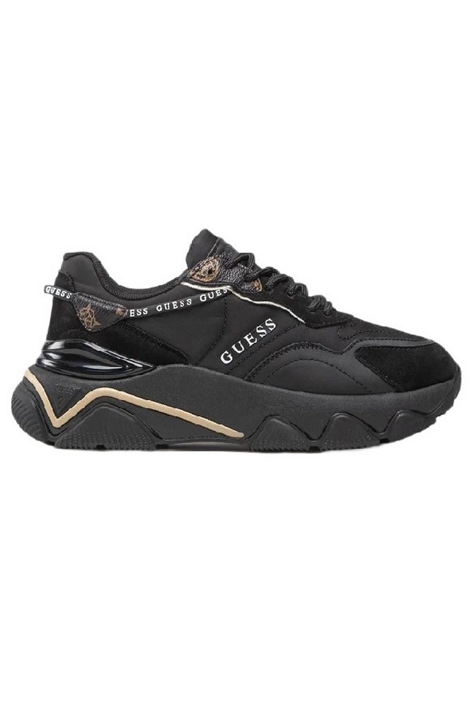 GUESS MICOLA FL7MICFAL12 ΠΑΠΟΥΤΣΙ ΓΥΝΑΙΚΕΙΟ BLACK