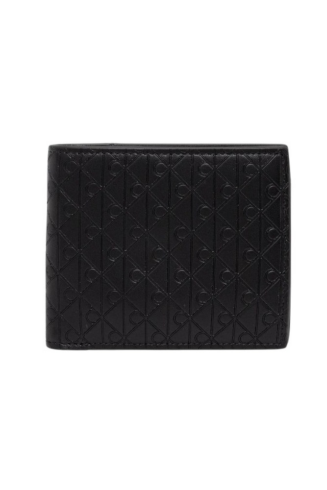CALVIN KLEIN EMBLEM EMBOSS BILLFOLD W COIN ΠΟΡΤΟΦΟΛΙ ΑΝΔΡΙΚΟ BLACK