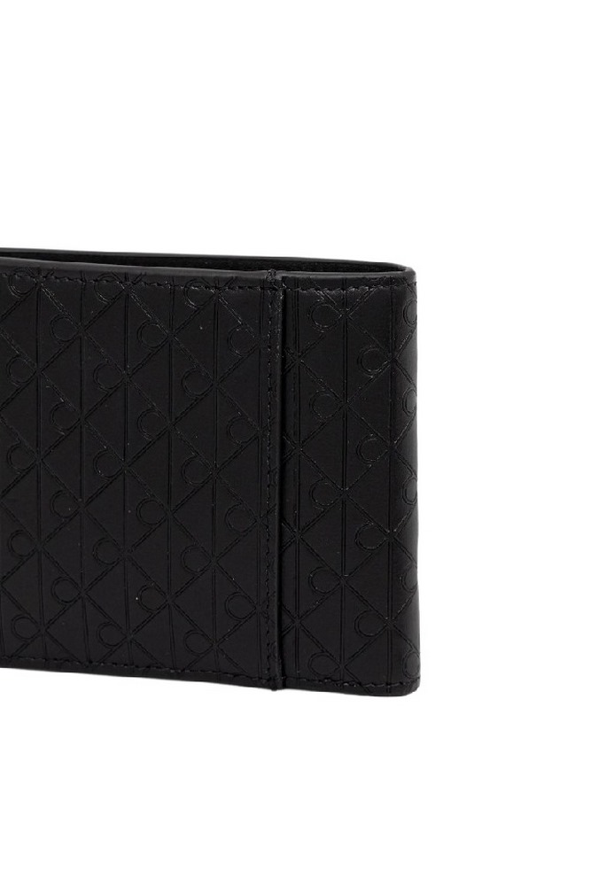 CALVIN KLEIN EMBLEM EMBOSS BILLFOLD W COIN ΠΟΡΤΟΦΟΛΙ ΑΝΔΡΙΚΟ BLACK